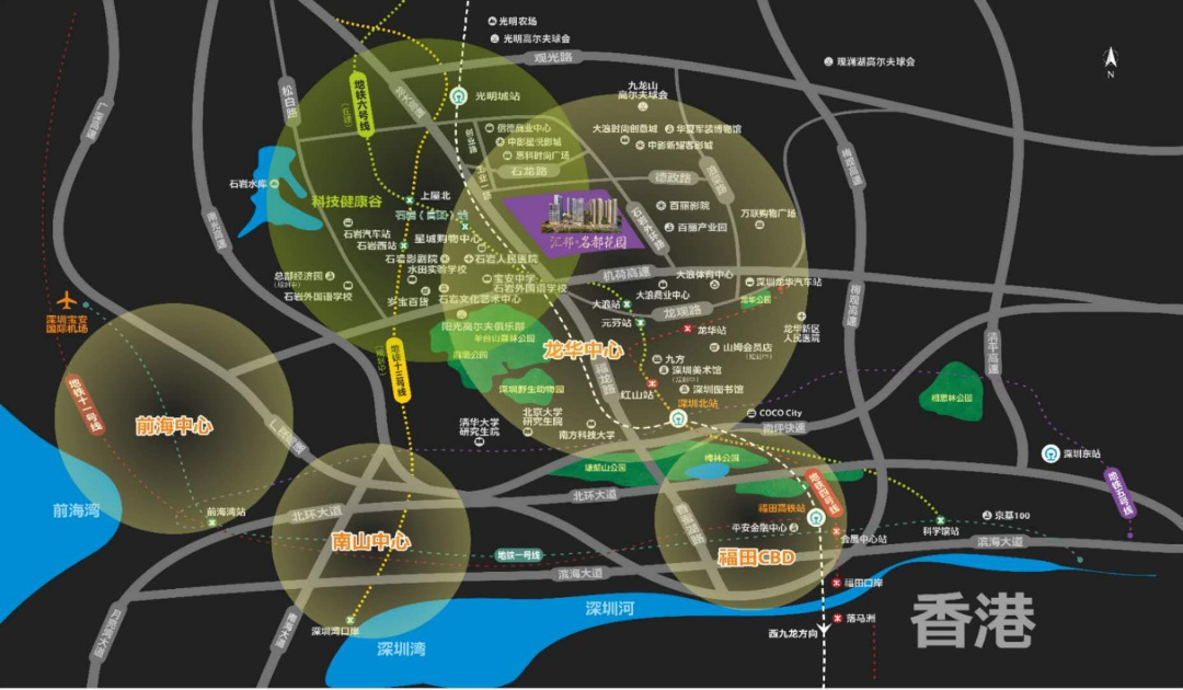 匯邦名都花園灣區軸心雙核輻射，82萬㎡綜合體大盤